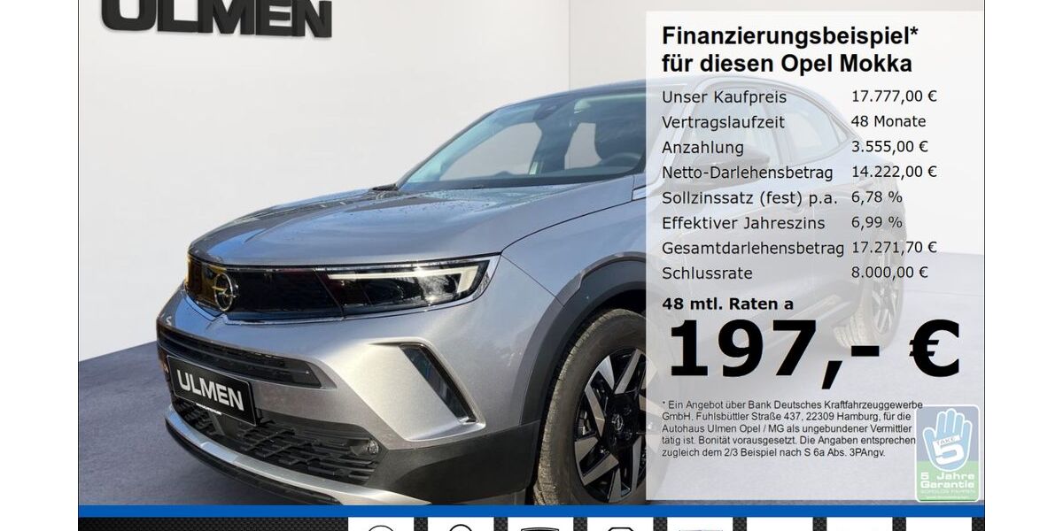 Opel Mokka-e 44.980 km 16.999 &euro; Düsseldorf 40231