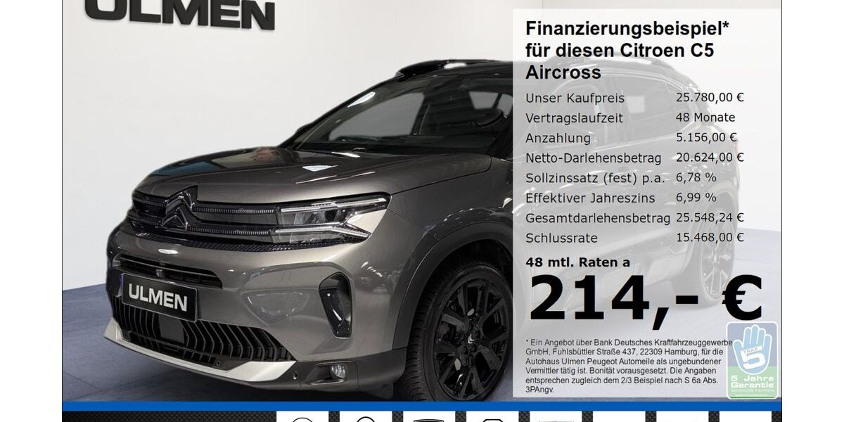 Citroen C5 Aircross 8.260 km 25.780 &euro; Düsseldorf 40233
