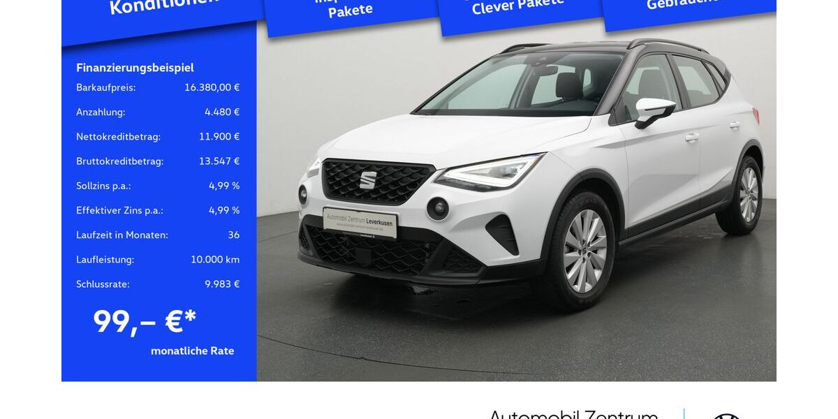Seat Arona 42.231 km 15.380 &euro; Leverkusen 51379