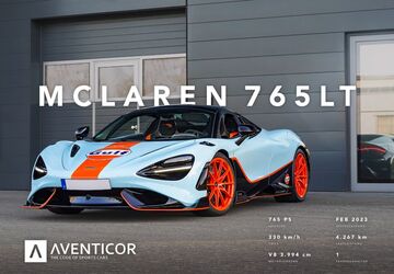 McLaren 765LT 4.270 km 559.000 &euro; Neuss 41464