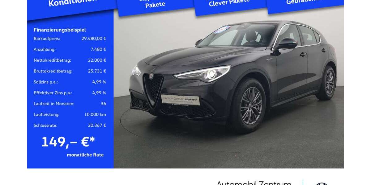 Alfa Romeo Stelvio 62.970 km 29.480 &euro; Leverkusen 51379