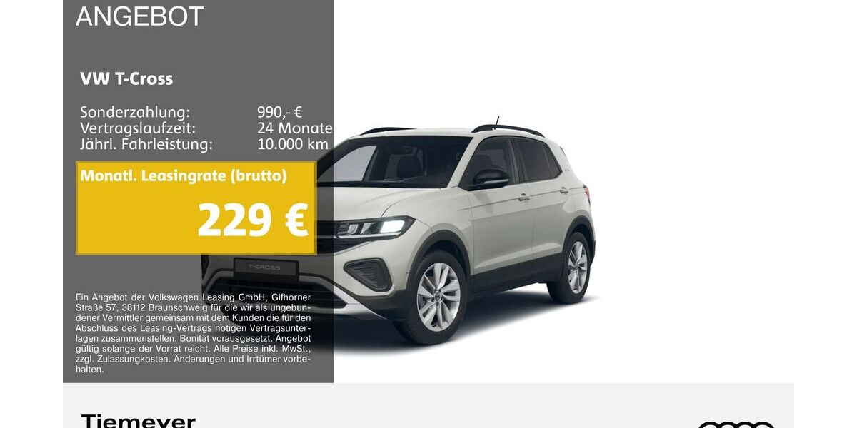 VW T-Cross 25.866 km 23.770 &euro; Remscheid 42897