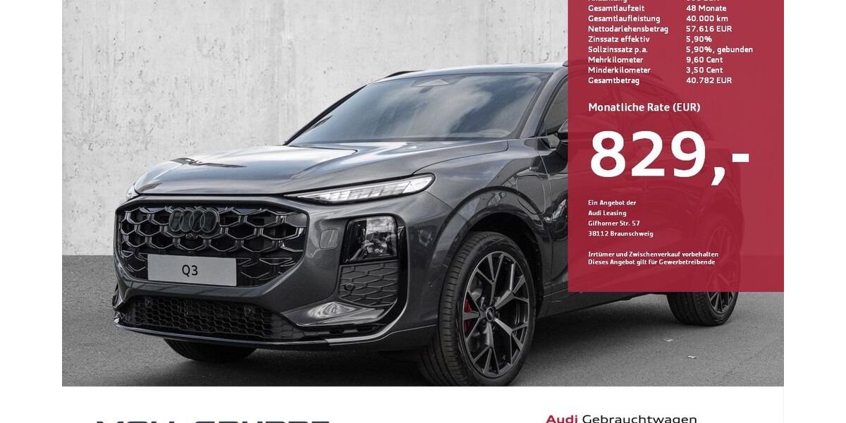 Audi Q3 10.000 km 59.990 &euro; Düsseldorf 40549