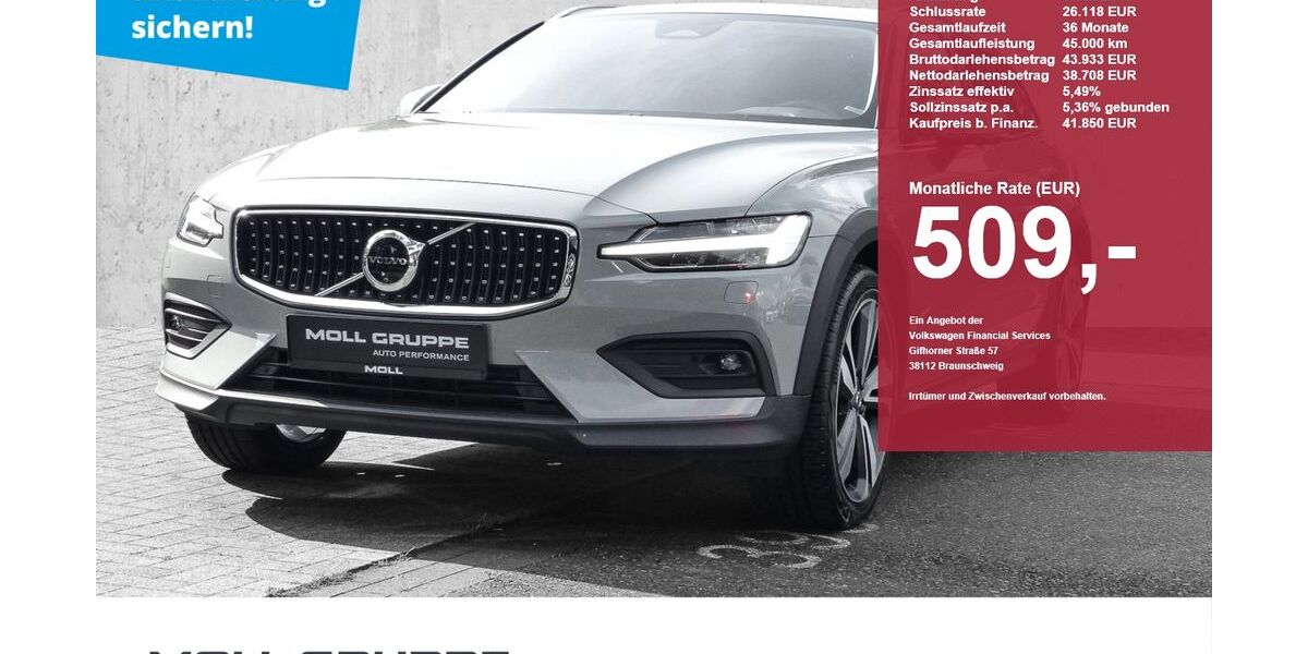 Volvo V60 Cross Country 36.153 km 40.980 &euro; Düsseldorf 40474