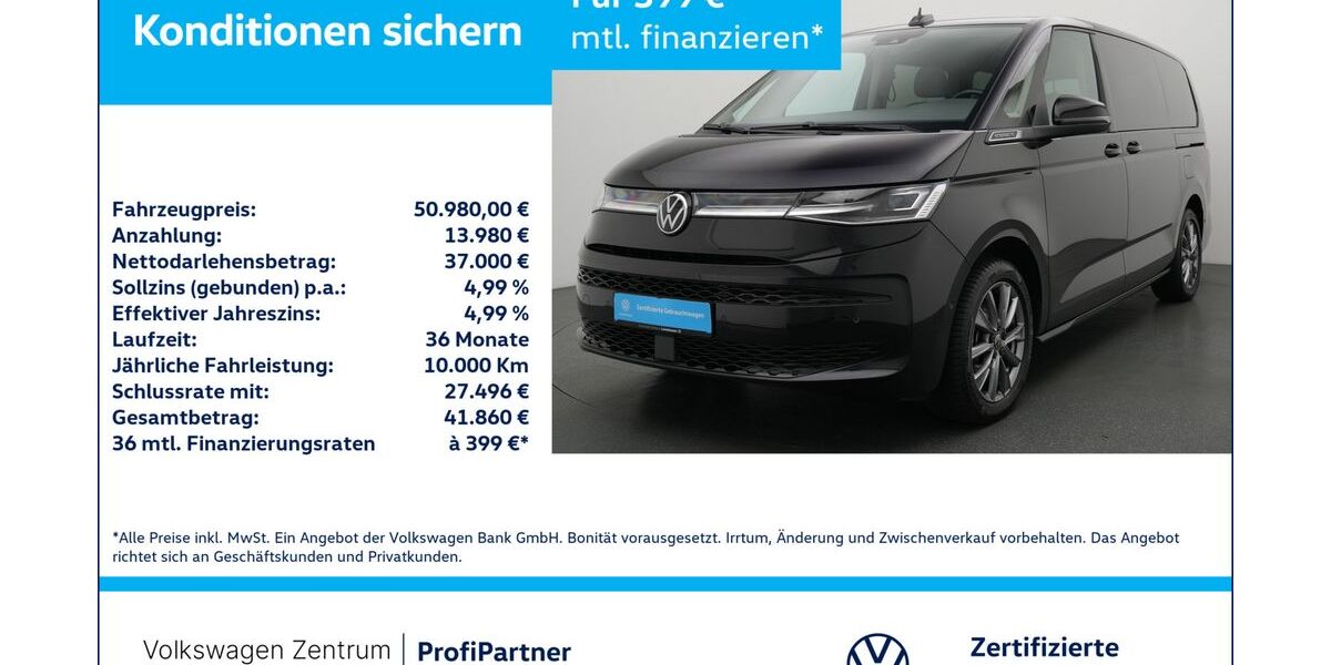 VW T7 Multivan 53.351 km 48.980 &euro; Leverkusen 51379
