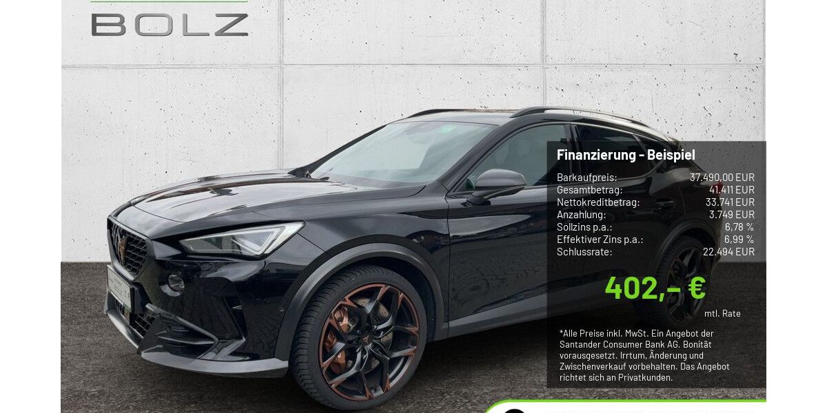 Cupra Formentor 54.396 km 37.390 &euro; Pulheim-Brauweiler 50259