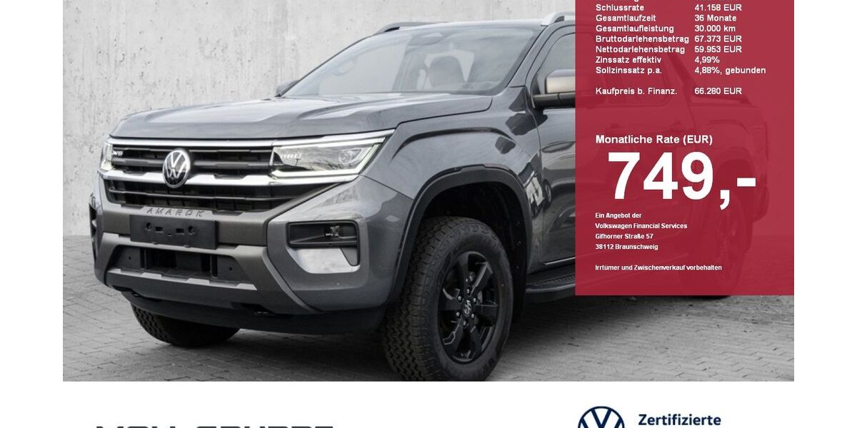 VW Amarok 1.250 km 66.280 &euro; Düsseldorf 40474