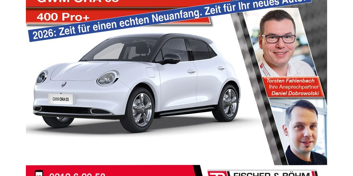 GWM Ora 03 3.000 km 29.790 &euro; Solingen 42699