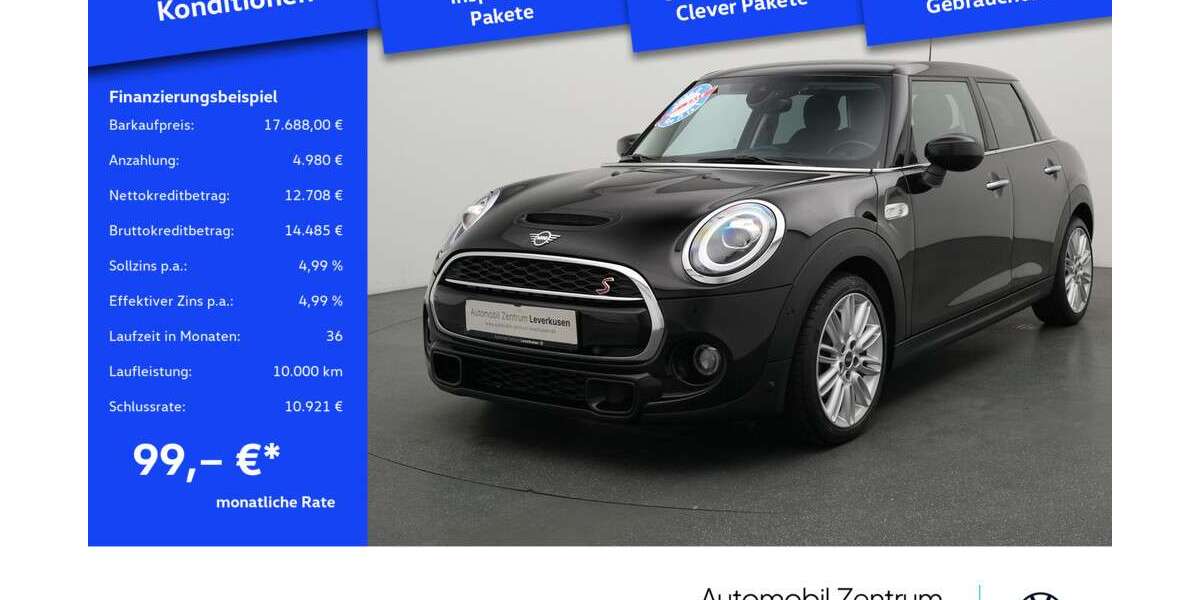 Mini Cooper S 139.148 km 17.688 &euro; Leverkusen 51379