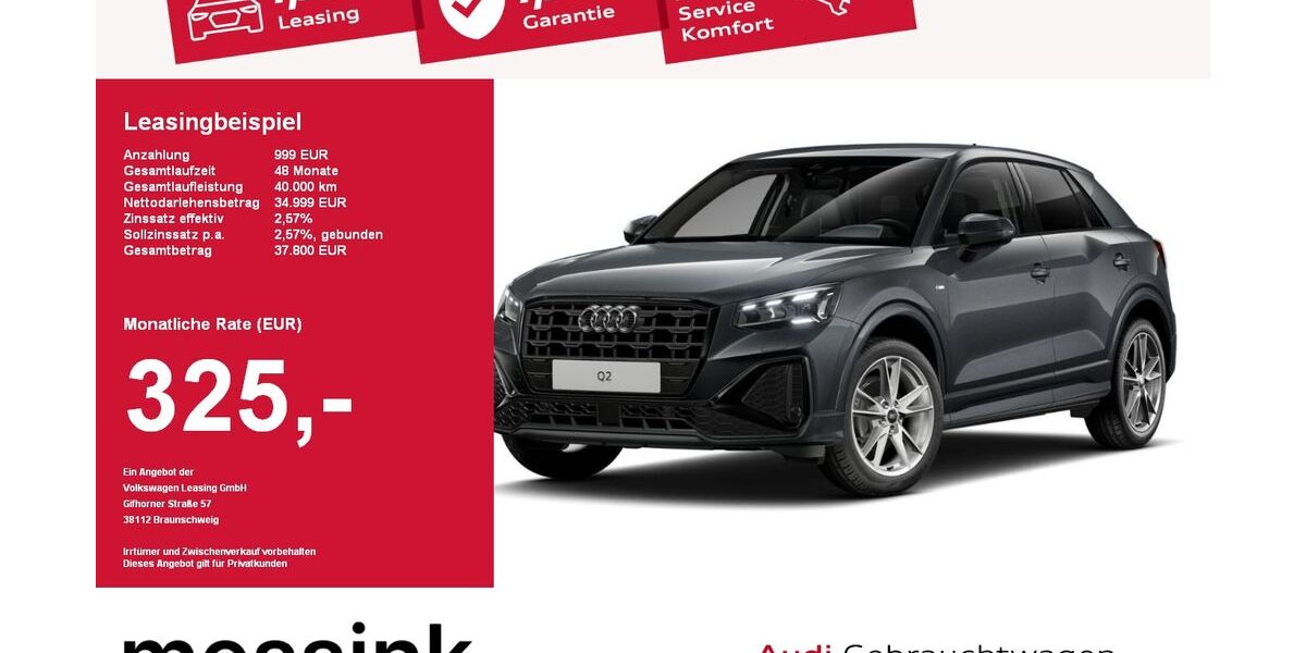 Audi Q2 4.997 km 33.999 &euro; Wermelskirchen 42929