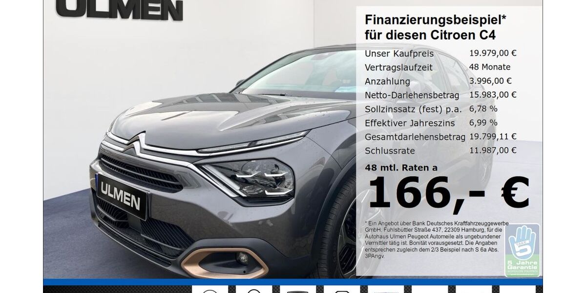 Citroen C4 14.500 km 19.979 &euro; Düsseldorf 40233