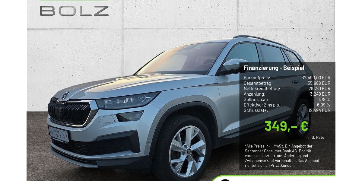 Skoda Kodiaq 73.611 km 32.190 &euro; Pulheim-Brauweiler 50259