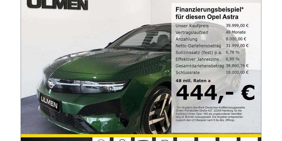 Opel Astra 2.500 km 39.999 &euro; Düsseldorf 40231