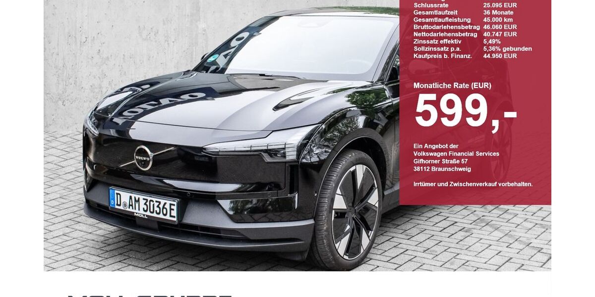 Volvo EX30 2.500 km 42.550 &euro; Düsseldorf 40549