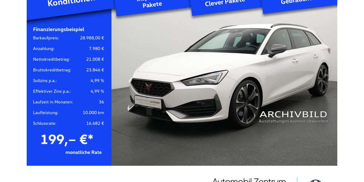 Cupra Leon 22.781 km 28.988 &euro; Leverkusen 51379