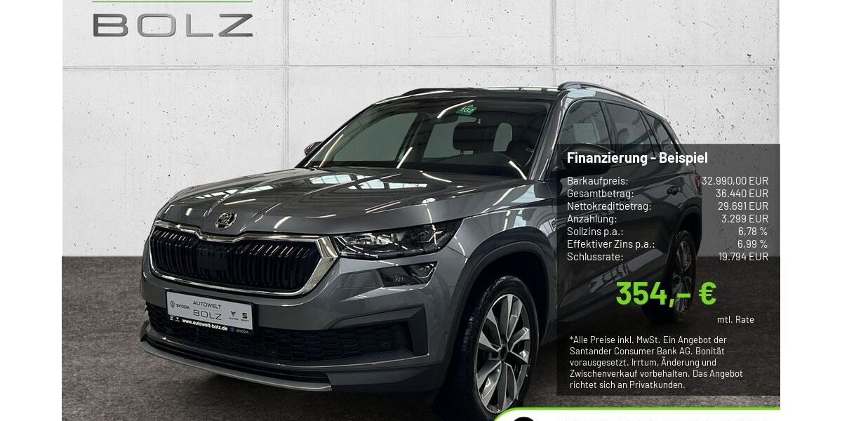 Skoda Kodiaq 54.356 km 32.490 &euro; Pulheim-Brauweiler 50259